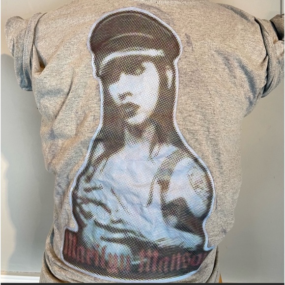 Gildan Tops - ONE OF A KIND UNISEX MARILYN MANSON CUSTOM T-SHIRT ~SM/MD~UPCYCLED & INCREDIBLE